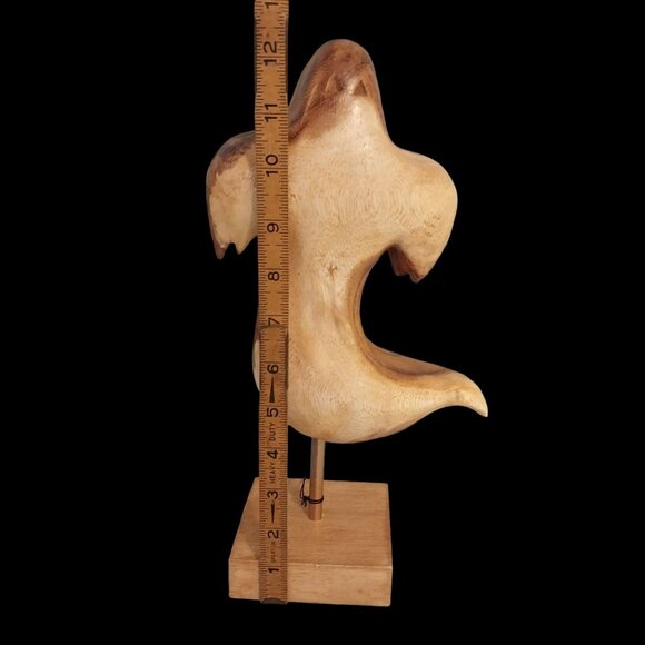 Naturally Danny Seo Halloween Handcrafted 12½" Acacia Wood Ghost - Picture 8 of 8